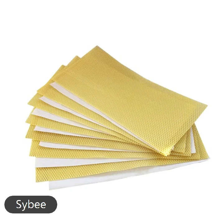 Pure Natural Honey Comb Beeswax Sheets White Beeswax Foundation Sheet