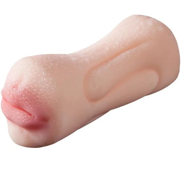 Realistic Vagina Sex Toy Deep Throat Masturbator with Tooth &Tongue Sexy Man Masturbator Real Silicoastic Vagina Pne Plussy