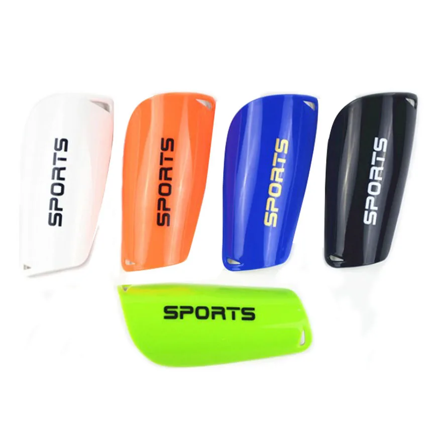 

HYL-SG01 custom high quality plastic sublimation soccer shin guard, Blue/black/orange/white/green