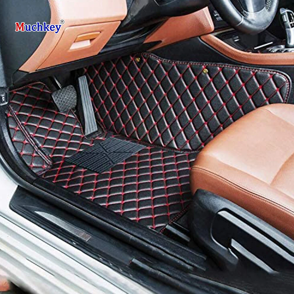 

Muchkey Waterproof Non-Slip Interior Accessories Car Mats for Lincoln Luxury Leather Car Floor Mats