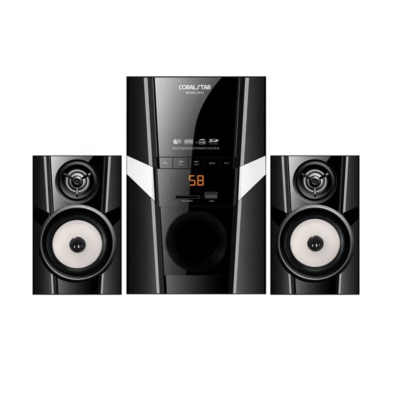 

Hot selling Wholesale 2.1 Multimedia HIFI Subwoofer Speaker Home System, Black+other color