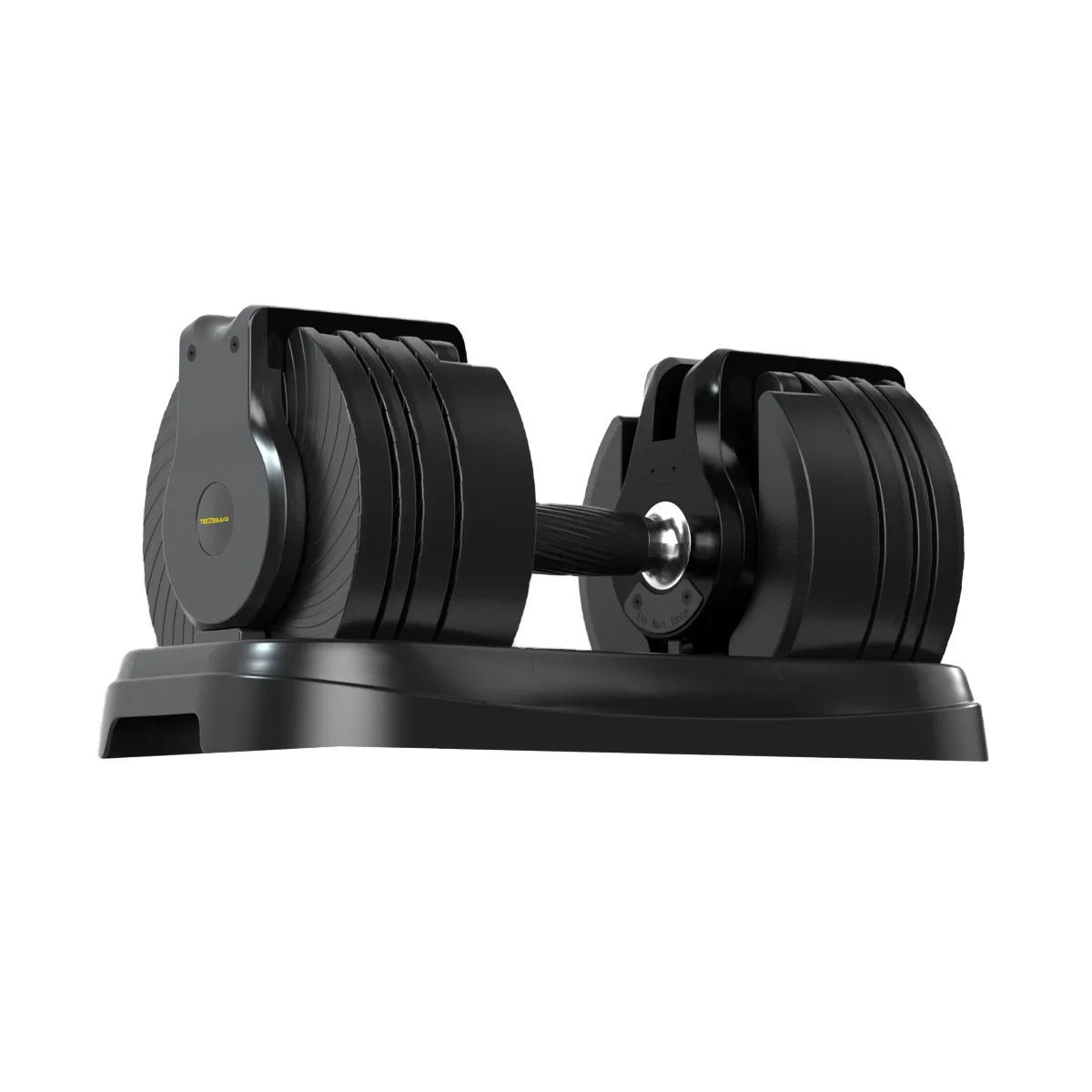 

SKYBOARD Ready to ship 15lbs adjustable dumbbell non-slip gym exercise set, Black