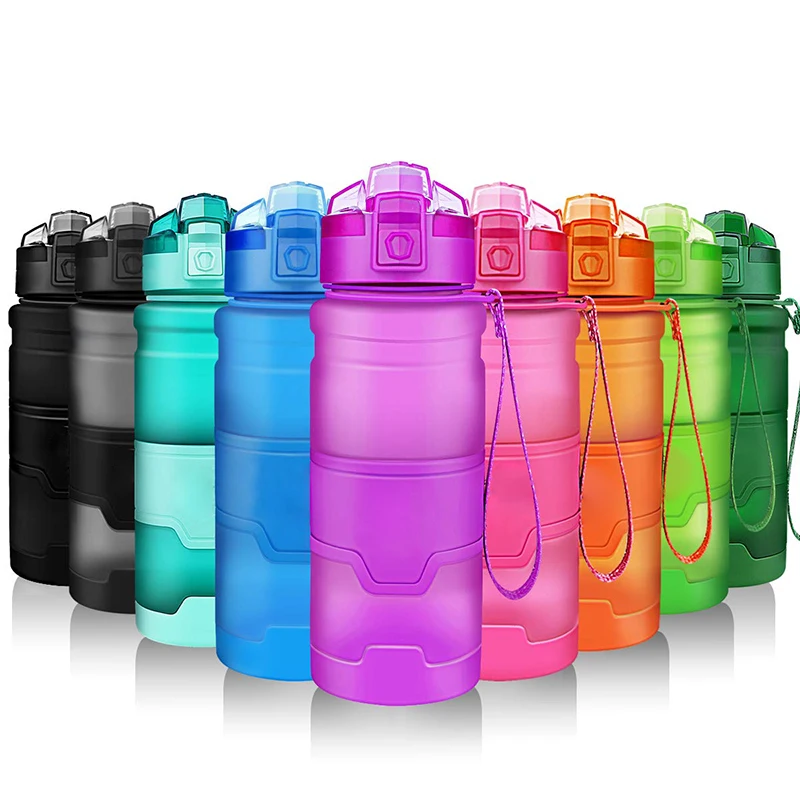 

2019 Amazon Hot Style Custom Outdoor BPA Free Tritan Portable Plastic Sports Water Bottle, Customized color