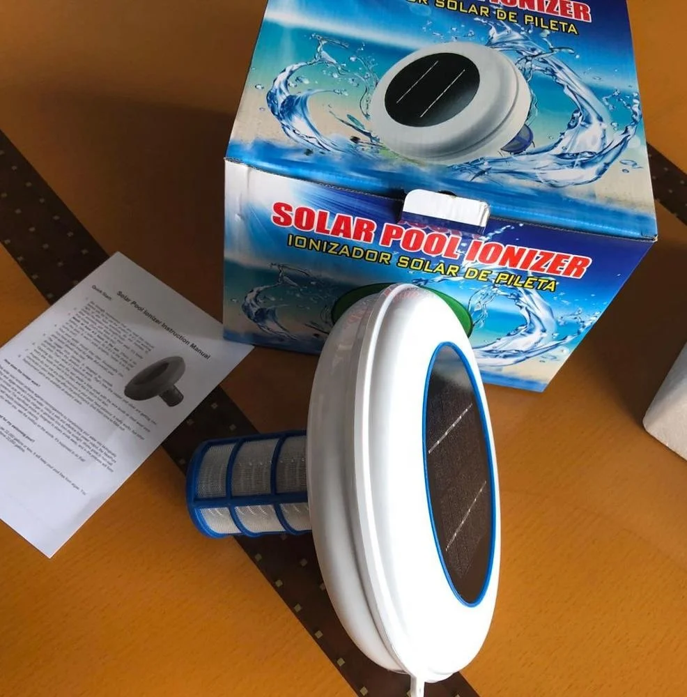 

solar powered swimming pool purifier, White/oem