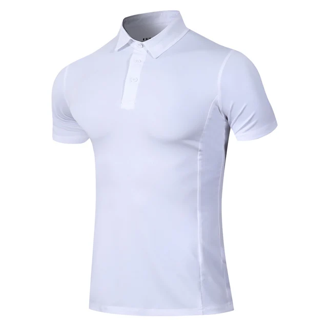 

custom printing Embroidery design logo high quality uniform Mens golf sports spandex business polo shirts