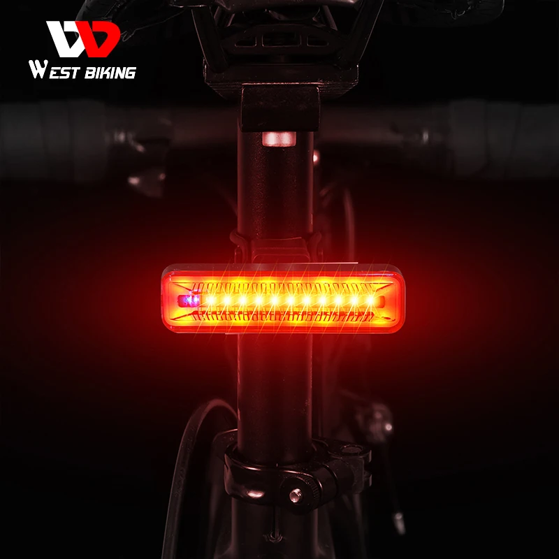 

WESTBIKING Waterproof Remote Control USB Light Bicycle cycling Taillight Turn Light Horn Direction Indicator LED bike Taillight, Black