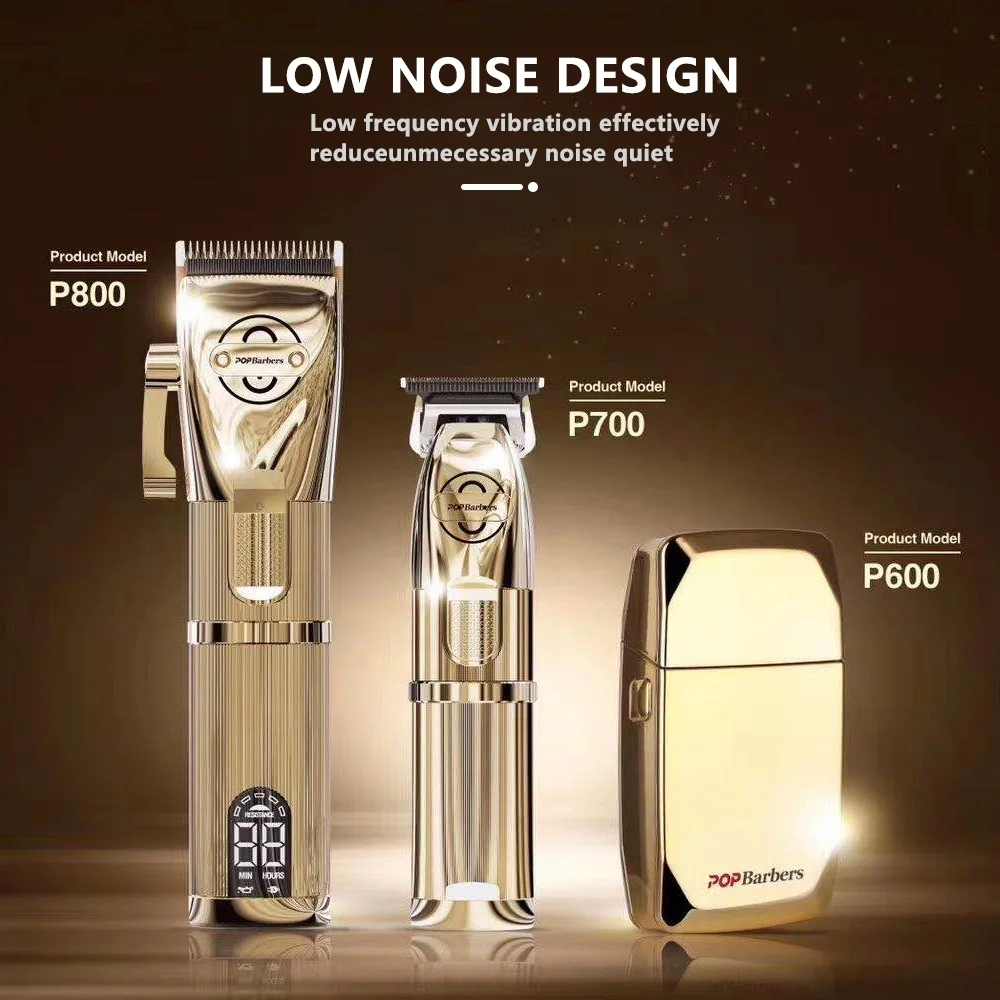 

CestoMen Gold Best Barber Hair Clipper Haircutting Electric Hair Trimmer Cordless Usb rechargeable Shaver
