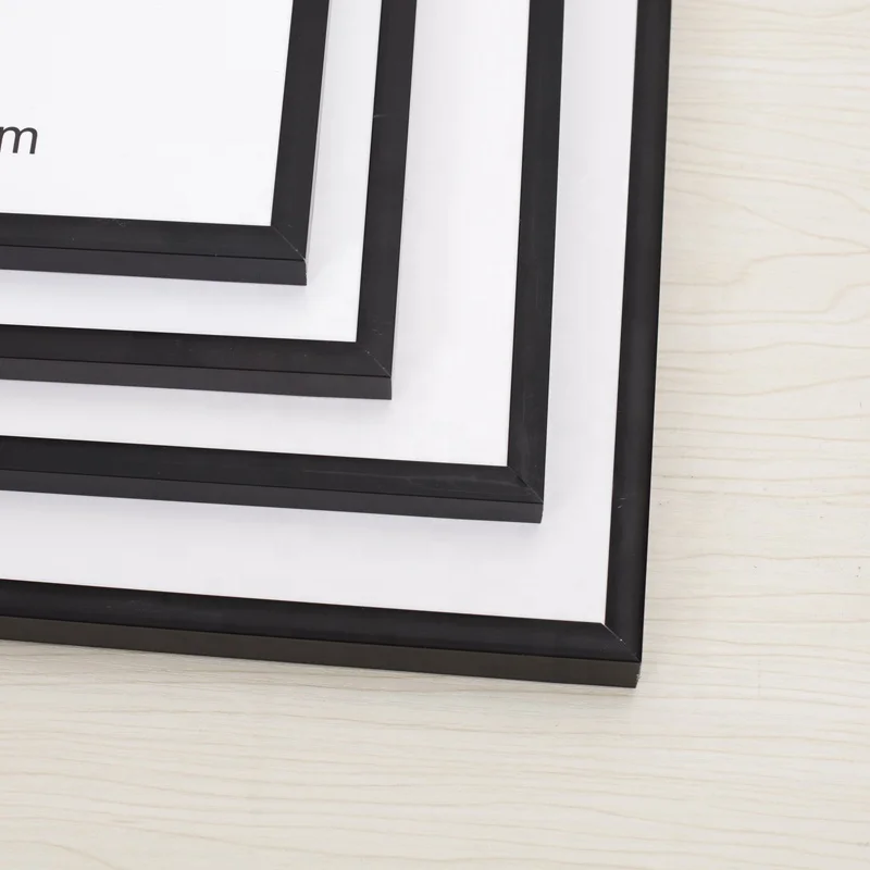 
70x100cm Extra Large Black Aluminium Metal Photo Frames 