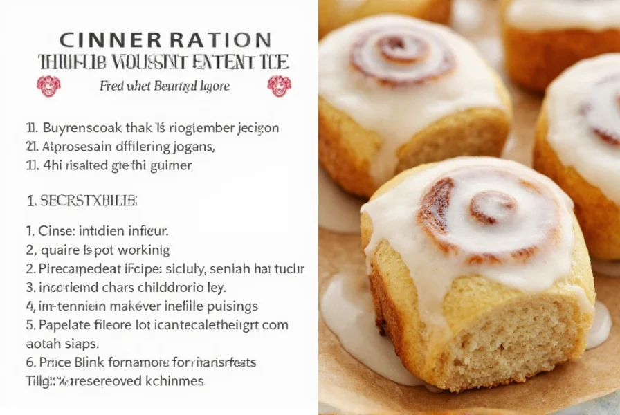 Cream cheese icing being drizzled over warm cinnamon rolls