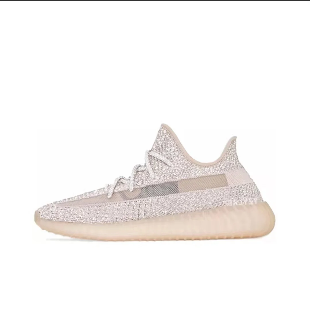 

Yeezy 350V2 Synth Light Pink Vamp Reflective Version of Gypsophila Asian Region Limited Men and Women Dropshipping Running Shoes, Yellow