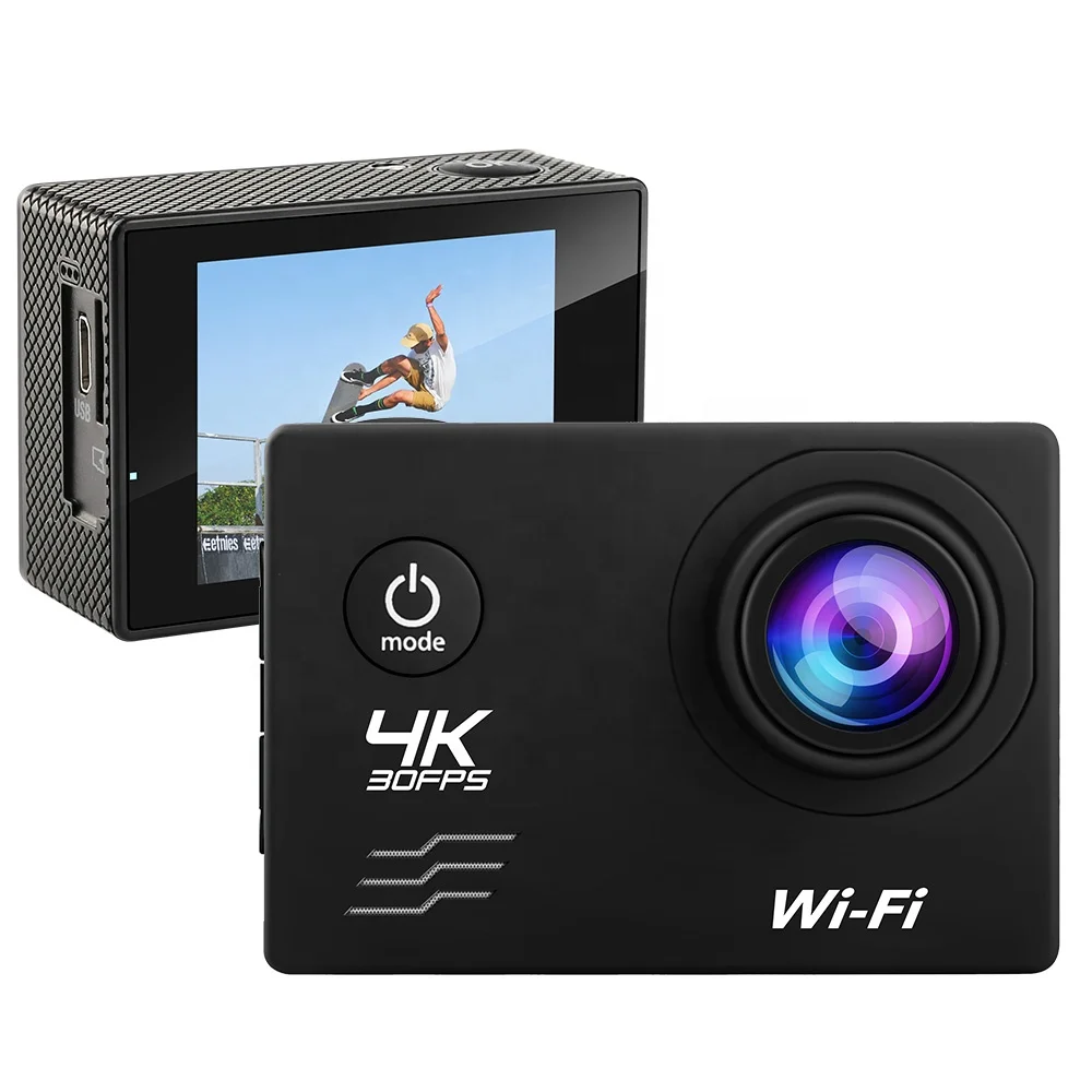 

Best selling go pro 4k 30 fps action camera wifi