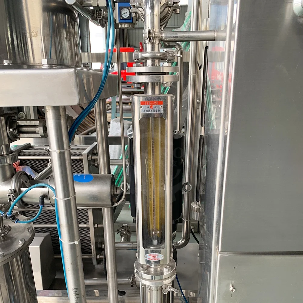 
Automatic Co2 gas beverage making machine mixer for cola / carbonated soft drink price 