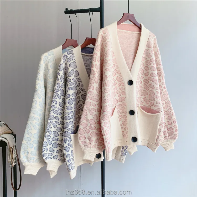 

Ladies Custom Design Unique Kintted Sweater Women Cardigan
