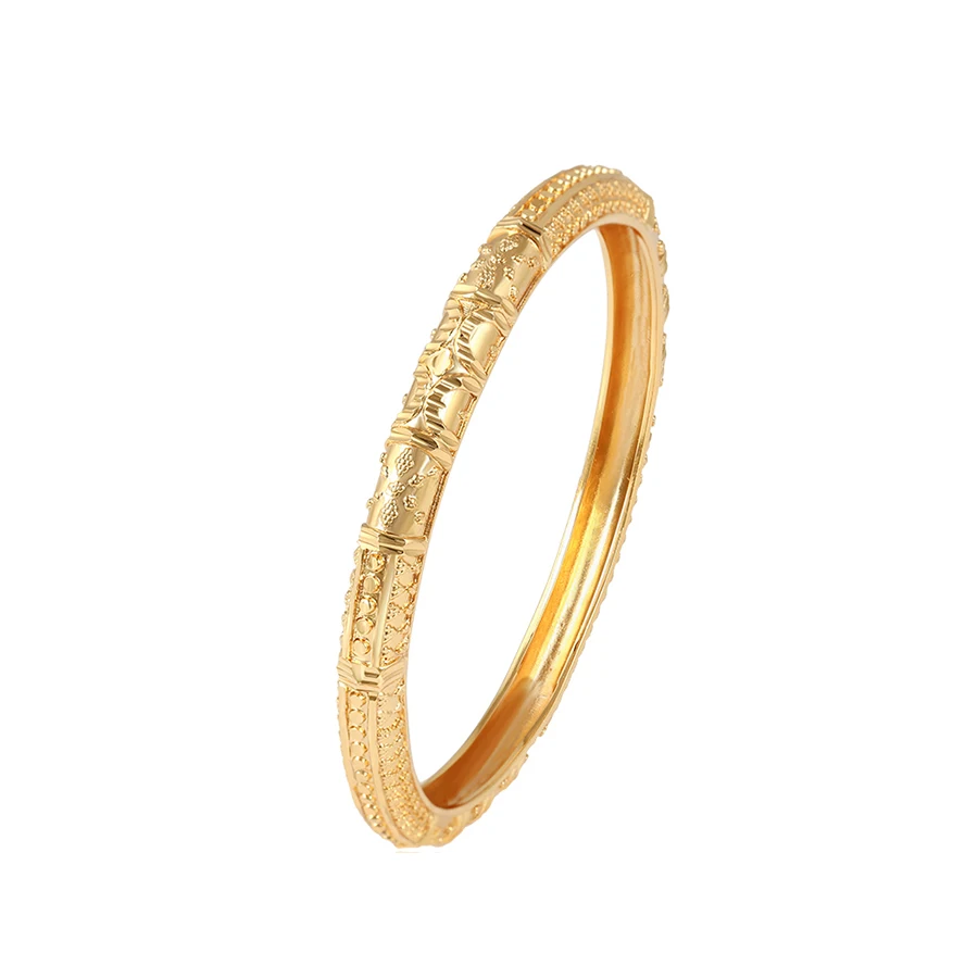 

52346 Xuping new arrival 24k gold color plated fashion women bangle bracelet