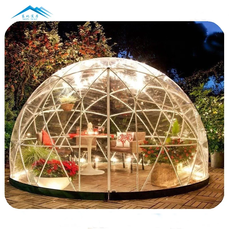 

SEPI waterproof inflatable garden igloo dome bubble restaurant tent for dinner glamping camping tenda outdoor