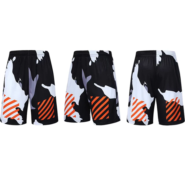 

New design quick dry feature men mesh fabric sublimation basketball shorts custom your own sports training shorts, Custom color