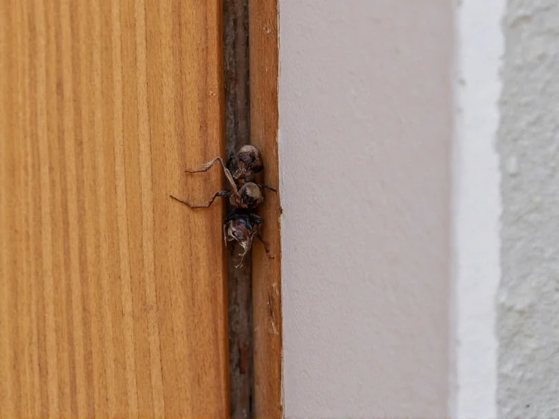 Natural ant prevention methods around home entry points