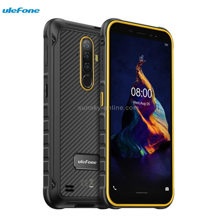 

In Stock Ulefone Armor X8 Rugged Phone Triple Back Cameras IP68 Waterproof Celulares Face ID Mobile Phones