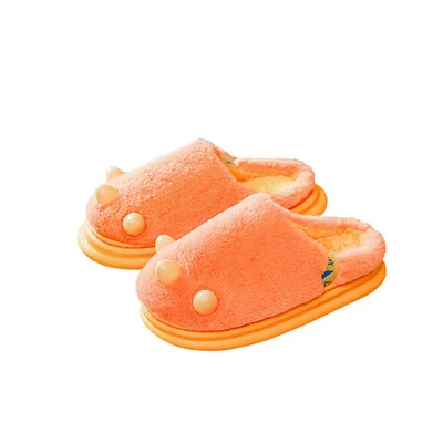 

Cute paw design winter fuzzy indoor slippers light weight high quality warm fur slide for men and women, Black, green, blue and orange