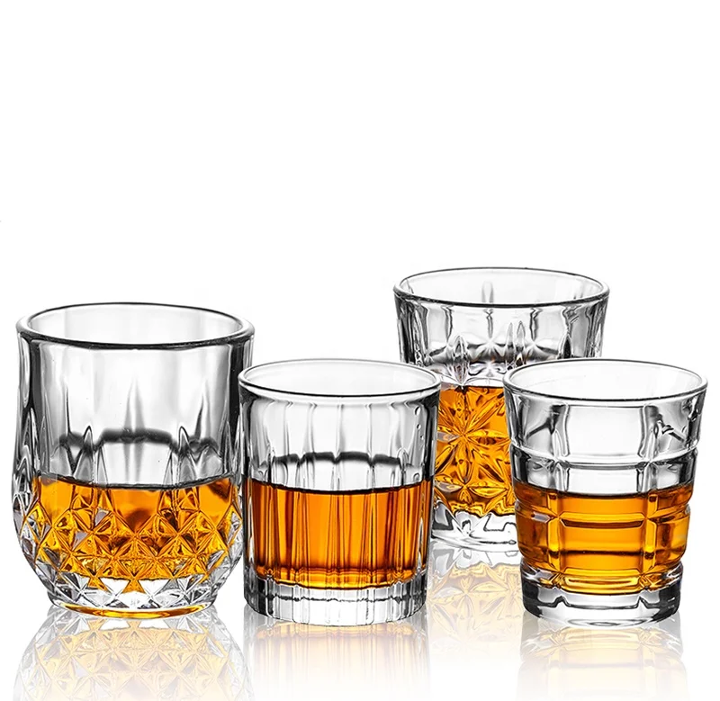 

Drinking Glass Whisky Cup 2020 New Product New Fashion Unique Handmade 320ml Carton Customized Logo Acceptable Transparent Clear