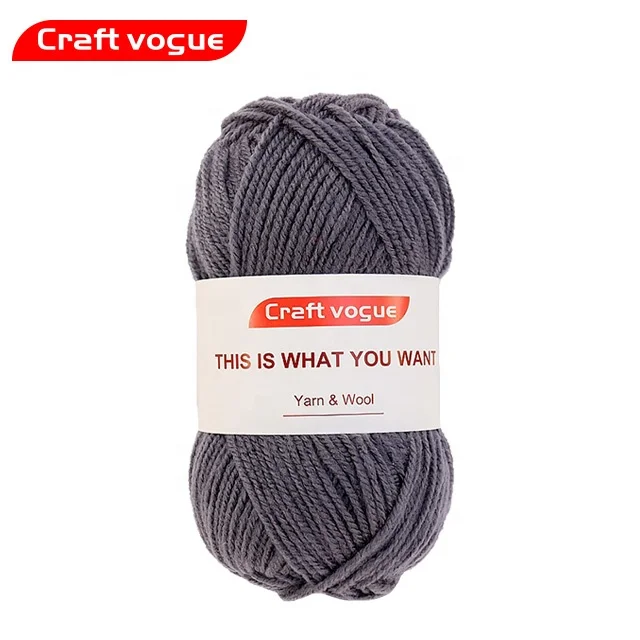 

Craft Vogue Soft Worsted hand knitting Free Samples Various Colors Baby Yarn 3 ply 4 ply 5 ply 50g 100g crochet milk cotton yarn