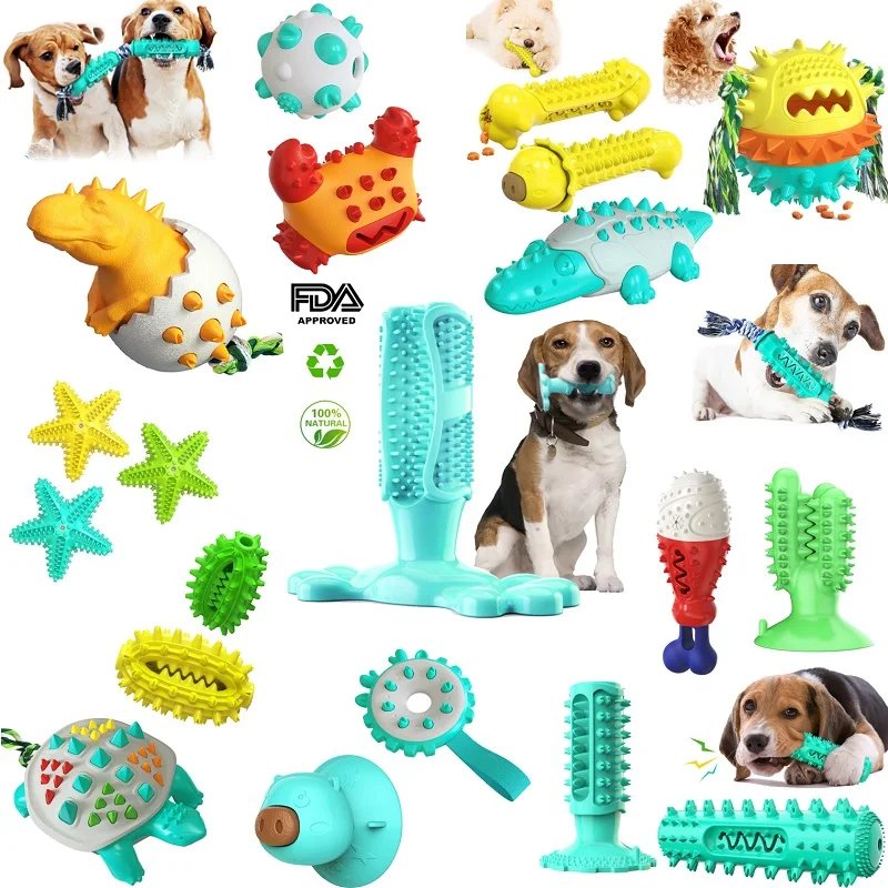 

Amazon Hot Selling Custom Rubber Molar Teeth Durable Indestructible Dog Chew Toy