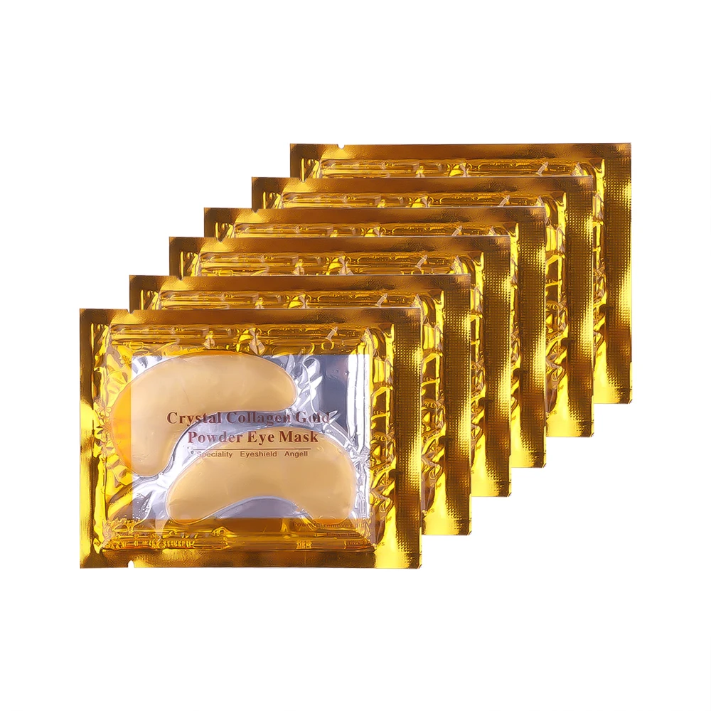 

InniCare Crystal Collagen Gold Eye Mask Anti-Aging Dark Circles Acne Beauty Patches For Eye Skin Care Korean Cosmetics, Golden