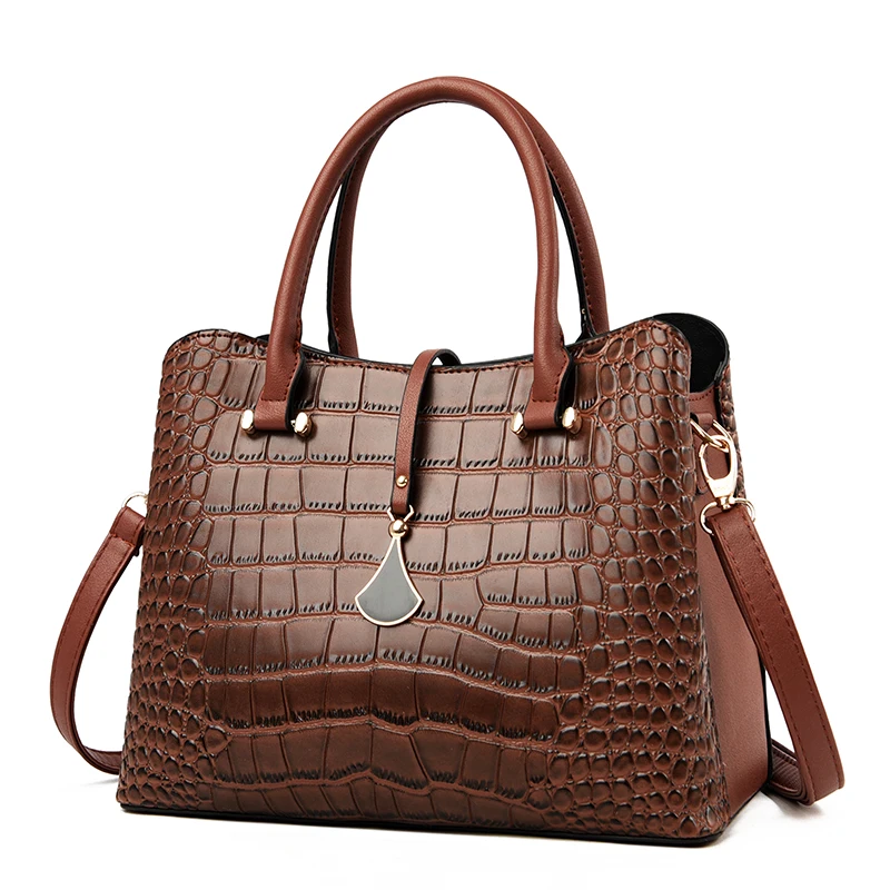 

High quality crocodile skin bag handbag for woman luxury crocodile decorate bags