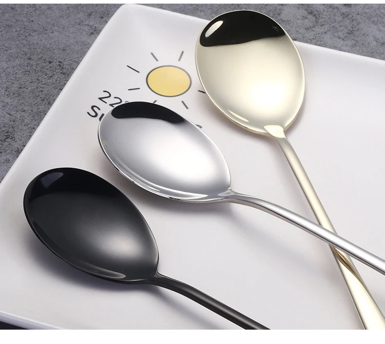 Creative Stainless Steel Fancy Flatware Spoon Color Buy Flatware
