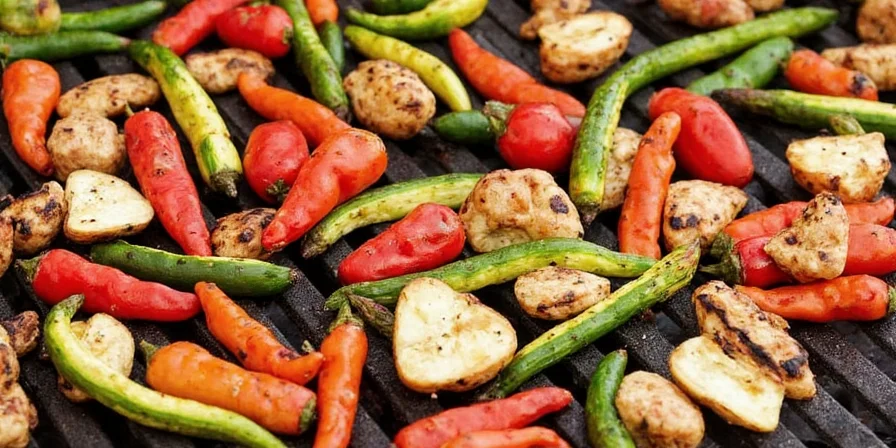 Assorted grilled vegetables