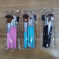 

In Stock Low Price 5Pcs Makeup Brush Set,Blush Eyeshadow Make Up Brush Kit With Sponge Stick