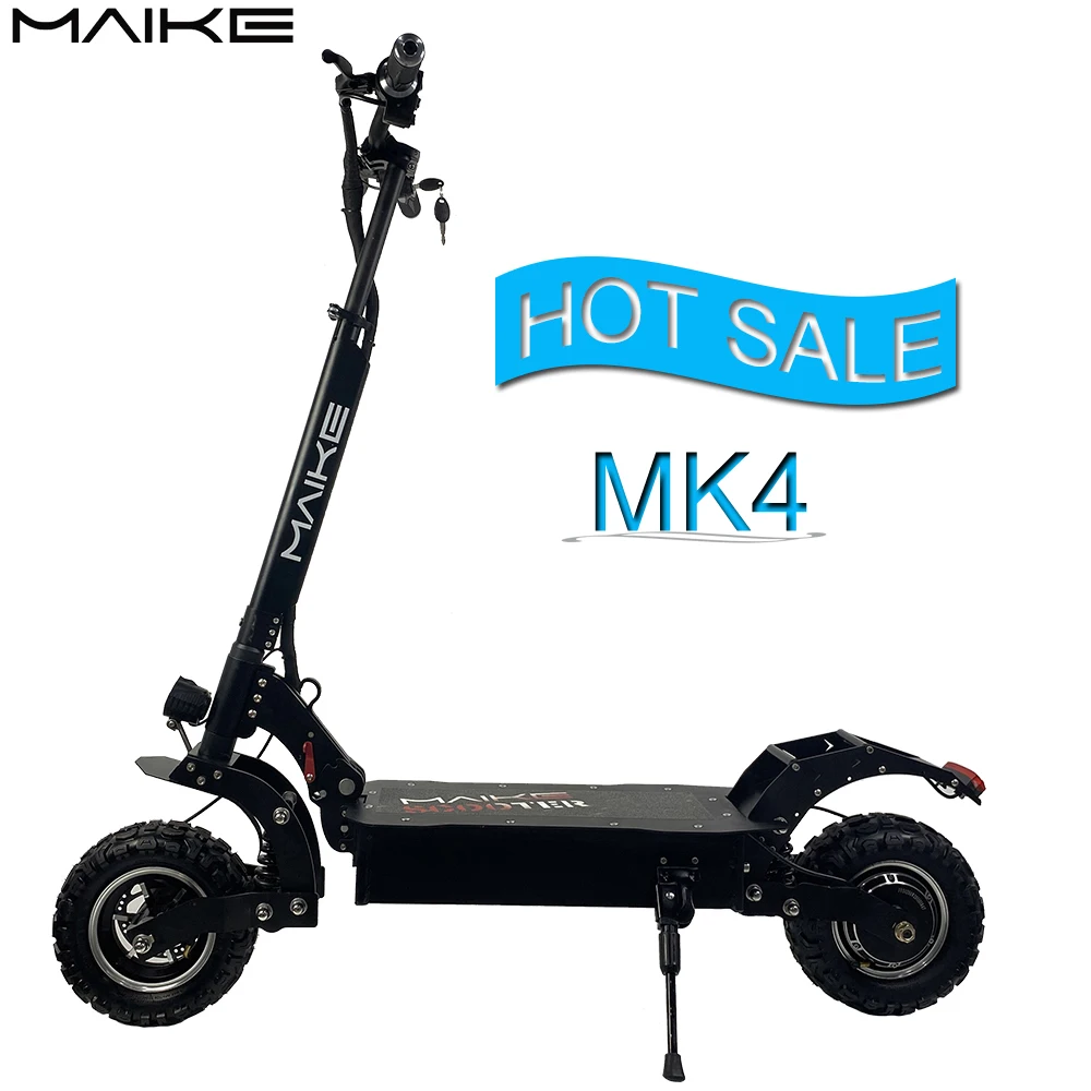 

Maike scooter MK4 1200W motor China price sale self-balancing cheap foldable electric scooters two wheel adult, Black