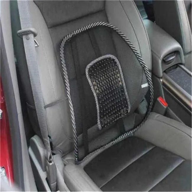 

Home Lumbar Support Car Seat Mesh Lumbar Back Brace Massage Cushion Pad Comfortable