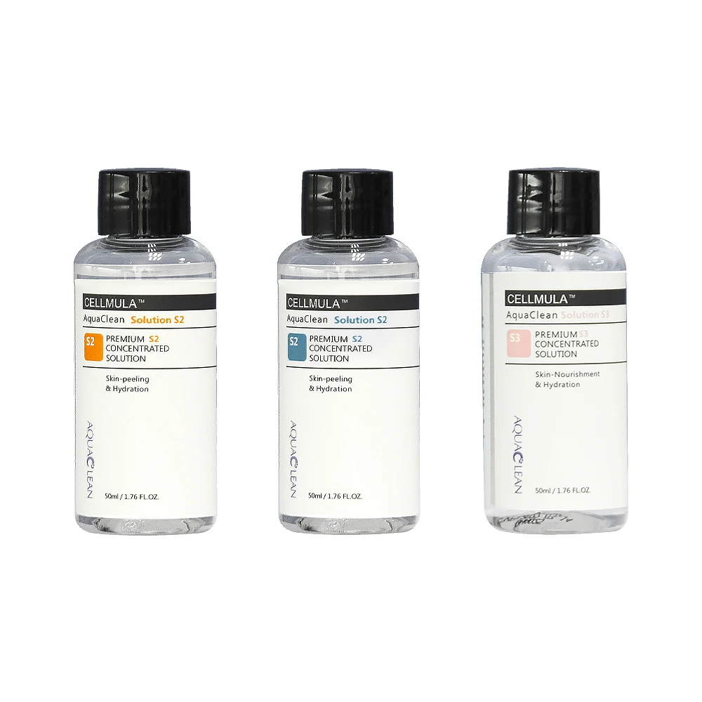 

Beauty Care 2019 Hydra skin Machine Facial Serum Bottle Aqua Peel Solution S1 S2 S3, White