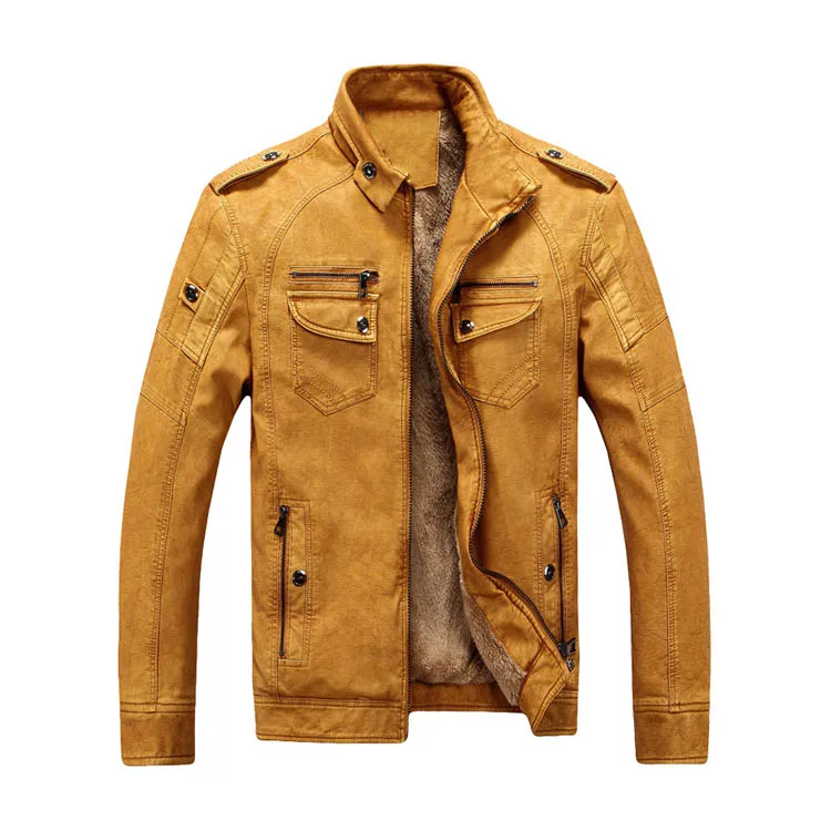 

Newest design top quality hot sale custom logo streetwear mens PU jacket