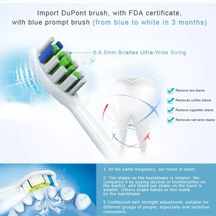 electric silicone toothbrush
