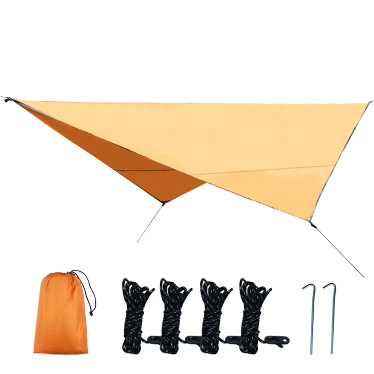 

Accommodate 2 PeopleThickened Anti-Tear Oxford Cloth Diamond Sail Canopy for Patio Garden Beach Camping, Green, black, orange, blue