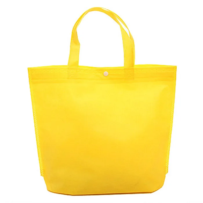

Factory Price High Quality Promotional PP Reusable Eco-friendly Advertising Tote Button Non Woven Shopping Bag, Customized
