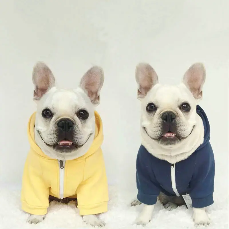 

Custom Design Comfortable Cotton Dog Clothes Pet Dog Hoodie, Yellow,blue