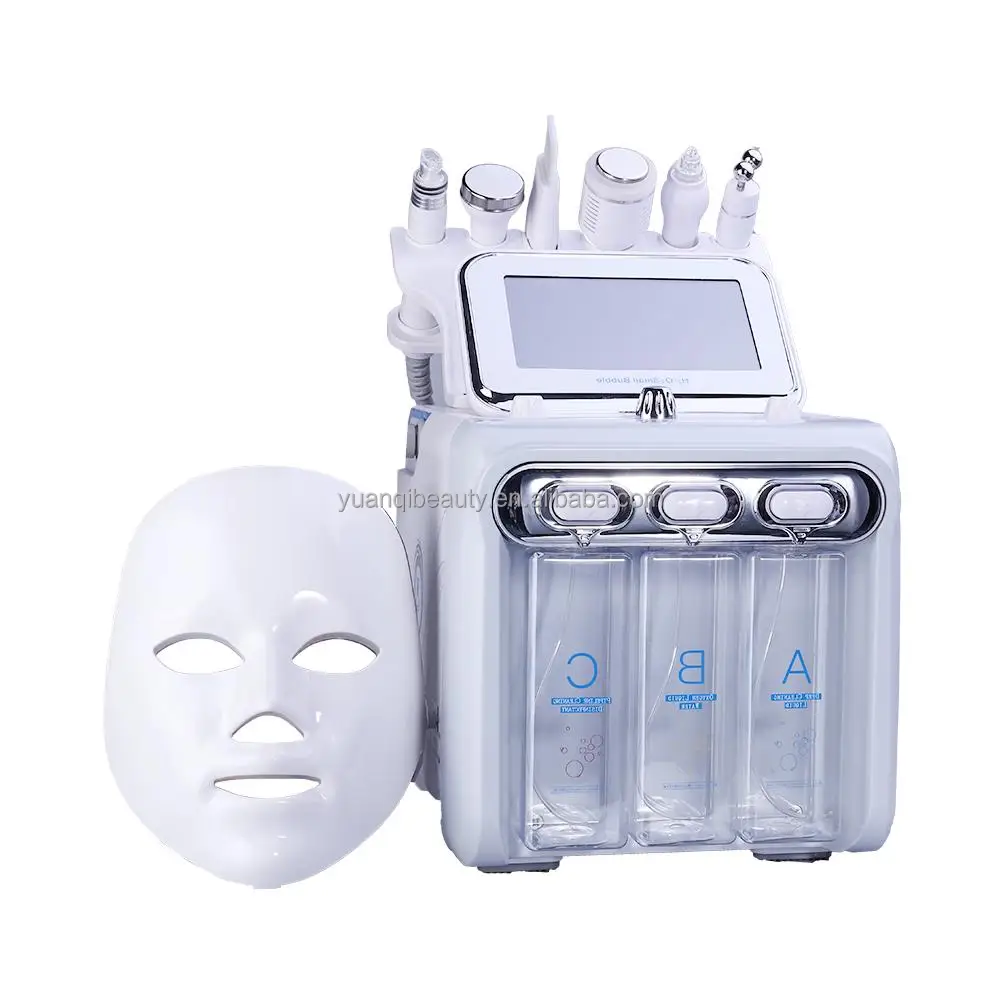 

High Quality 6 in 1 7 in 1 H2O2 hydra machine face care skin cleansing Device peel microdermabrasion