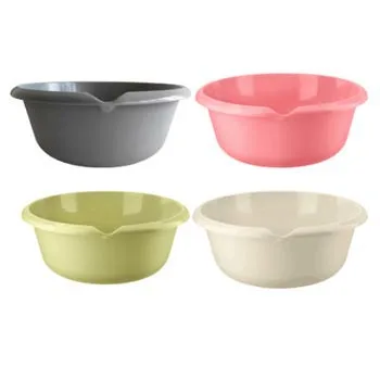 

PP Factory Price Hot Sell Round Stackable Durable Plastic Wash Basin, As picture or customized