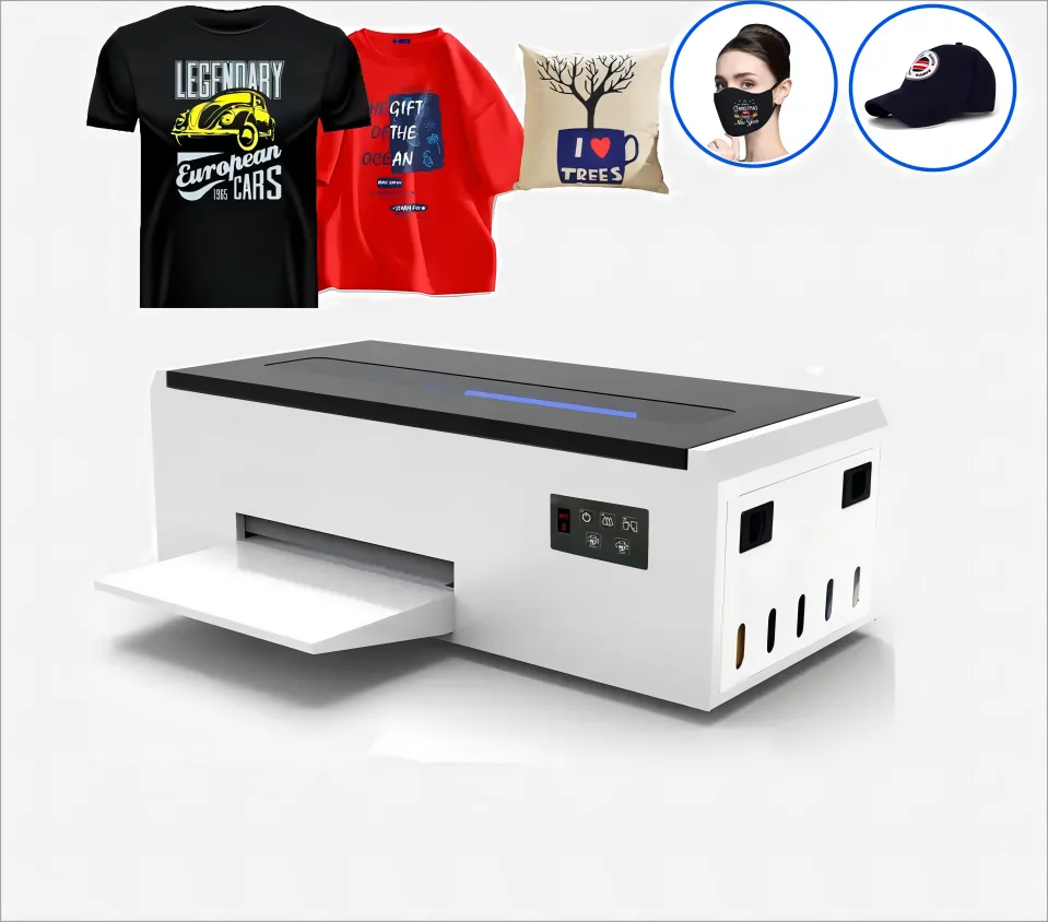 

A4 Printing Machine Digital T-Shirt Printing Plotter Inkjet Printer L805 Printhead L805 DTF Printer with FREE Ink Powder Film