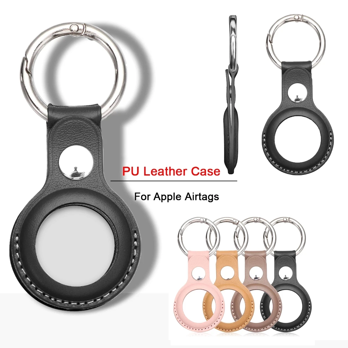 

Hanging High-quality Durable Solid Silicone Buckle Anti Lost Protective Covers Retainer Cases For Apple Airtags Location Tracker