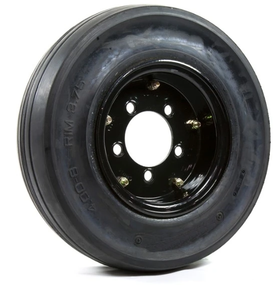 

Baggage tire 4.00-8 luggage tire 4x8x3.75 black tire with rim, White grey black