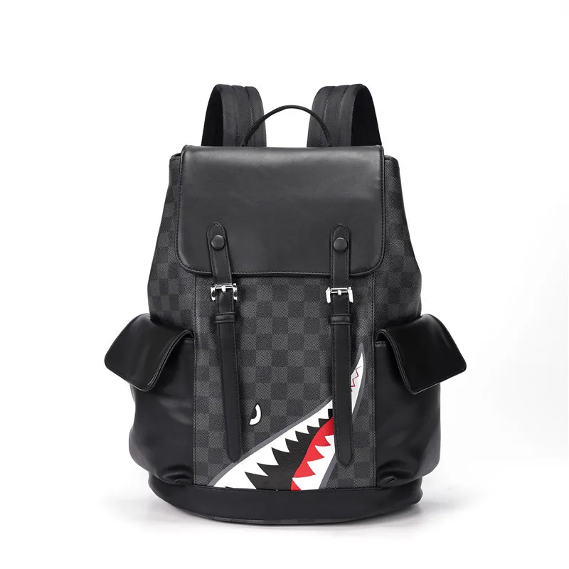 

New fashion backpack luxury mens travel bag luggage luxury travel bags men laptop briefcase bag men, Grey black