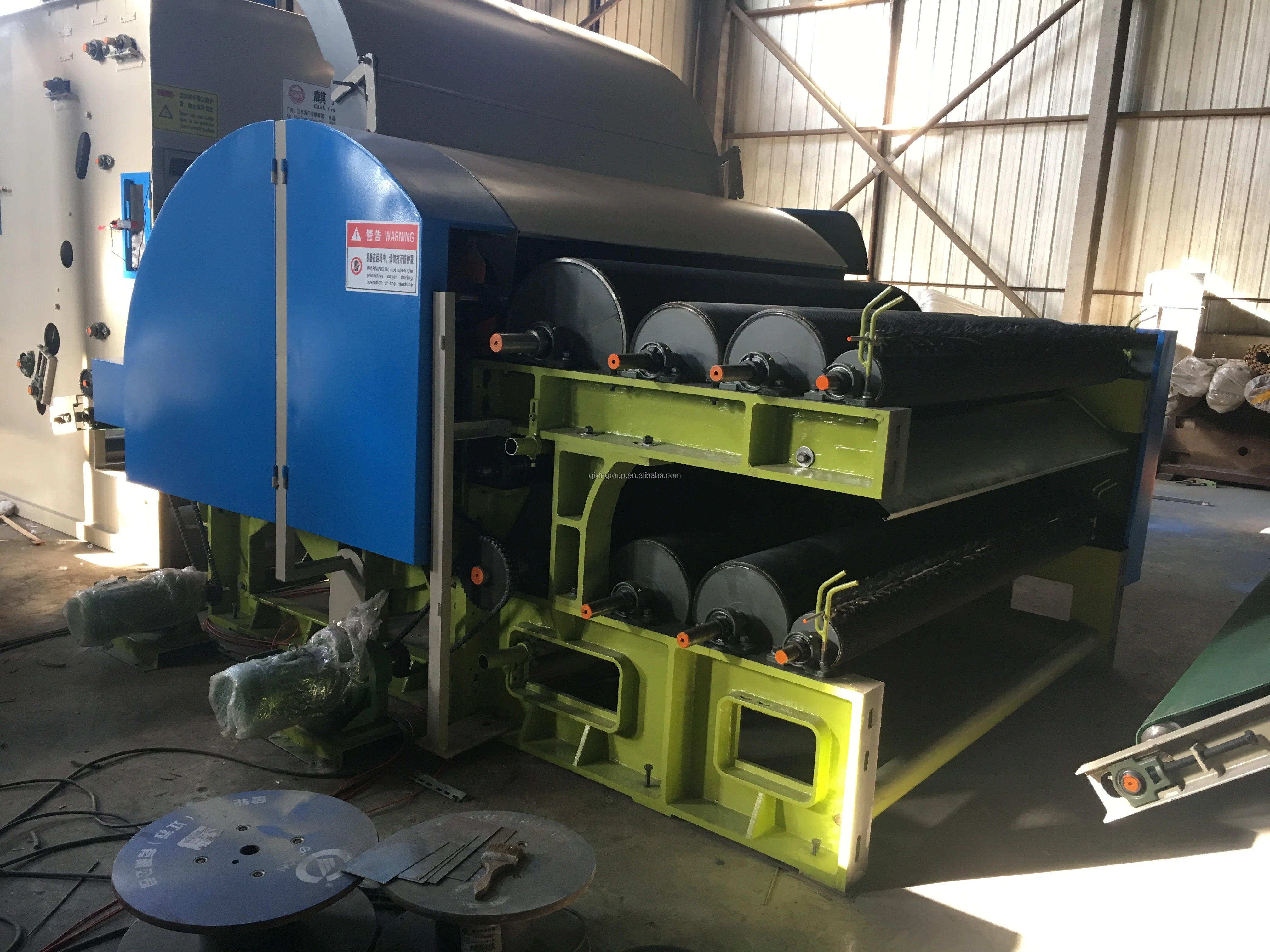 
QILIN Nonwoven double cylinder double doffer carding machine 