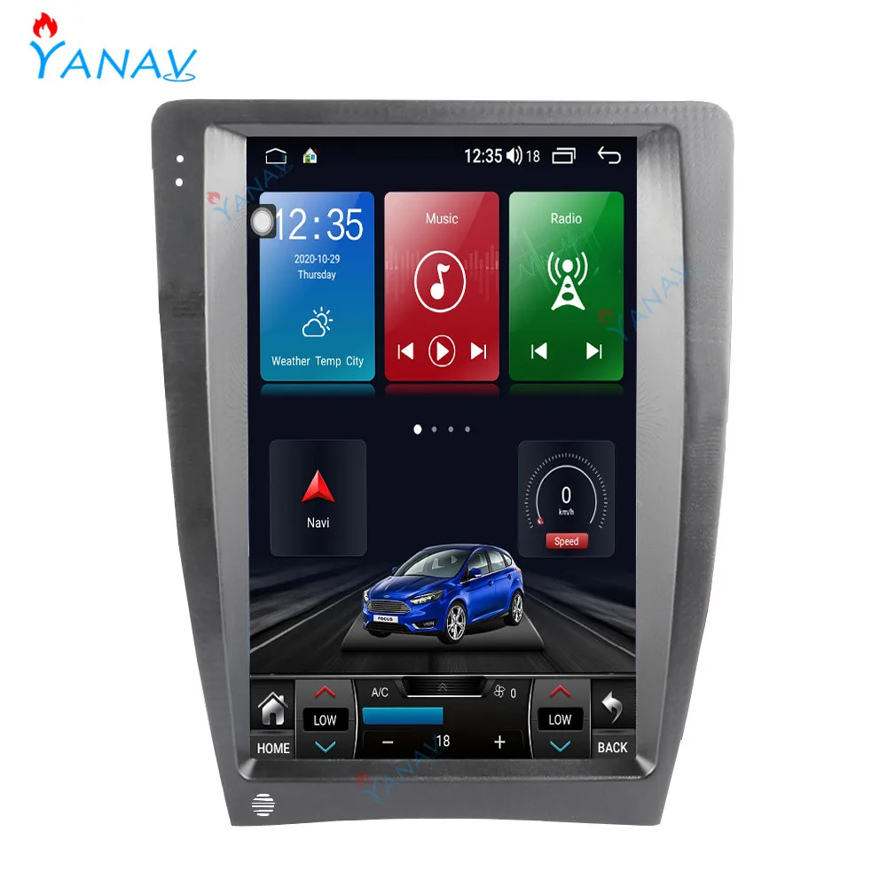 

6G+128GB Car Radio Android 10 Tesla Style Screen For Aston Martin 2007-2012 Multimedia Player GPS Navigation buit-in Carplay DSP, Black