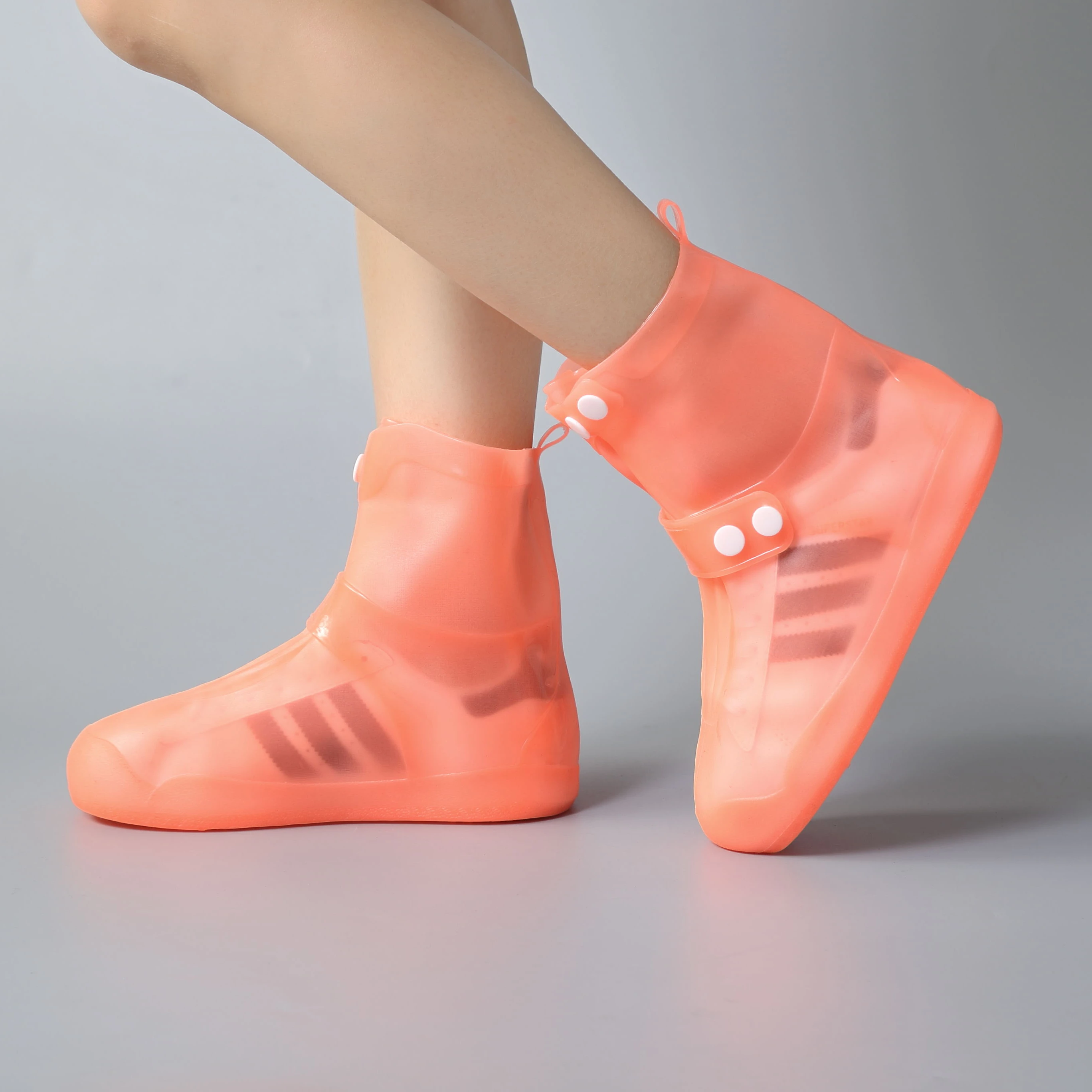 
Unisex rainproof non-slip thick silicone rain shoes cover adult rain cover shoe 