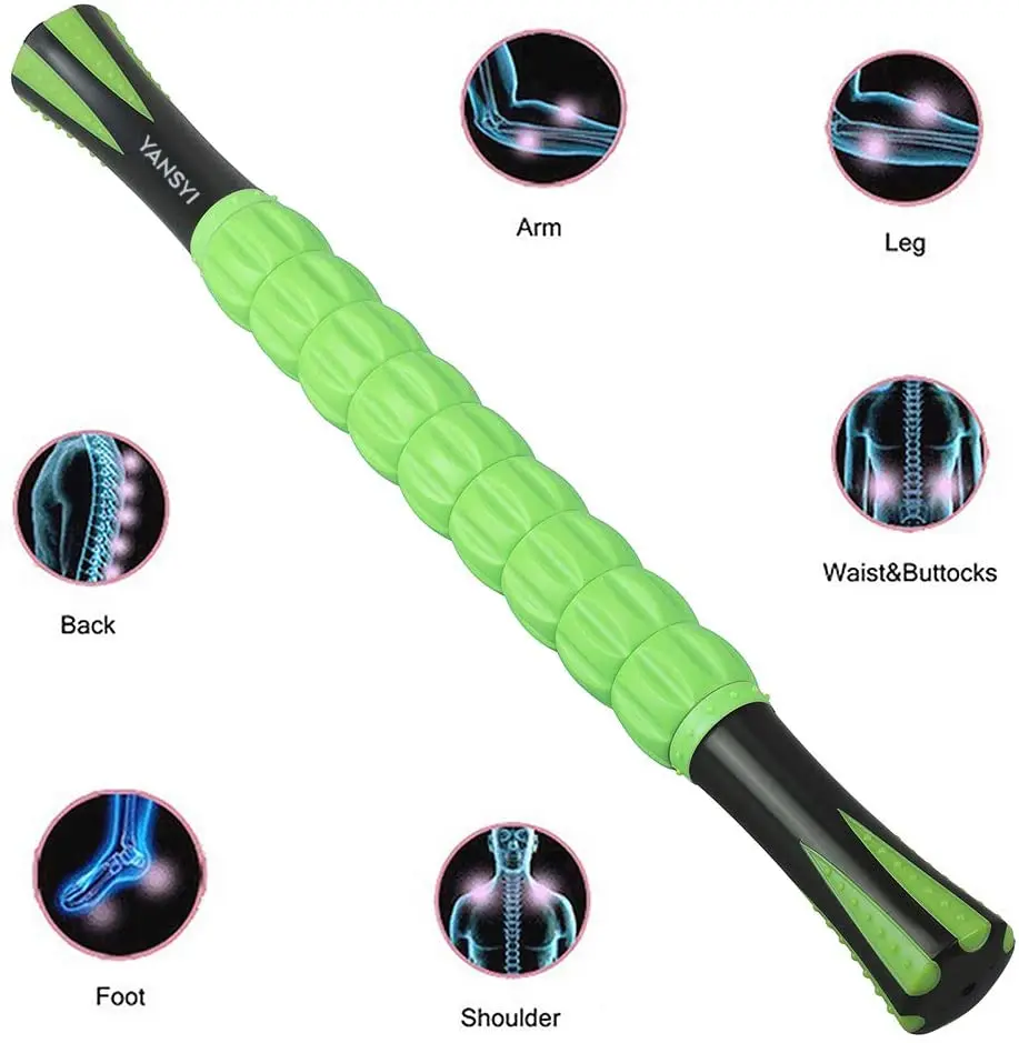 

Deep Muscle Massager Relaxation Leg Removal Release Sore Tissue Trainer Handheld Roller Massage Roller Stick, Customized