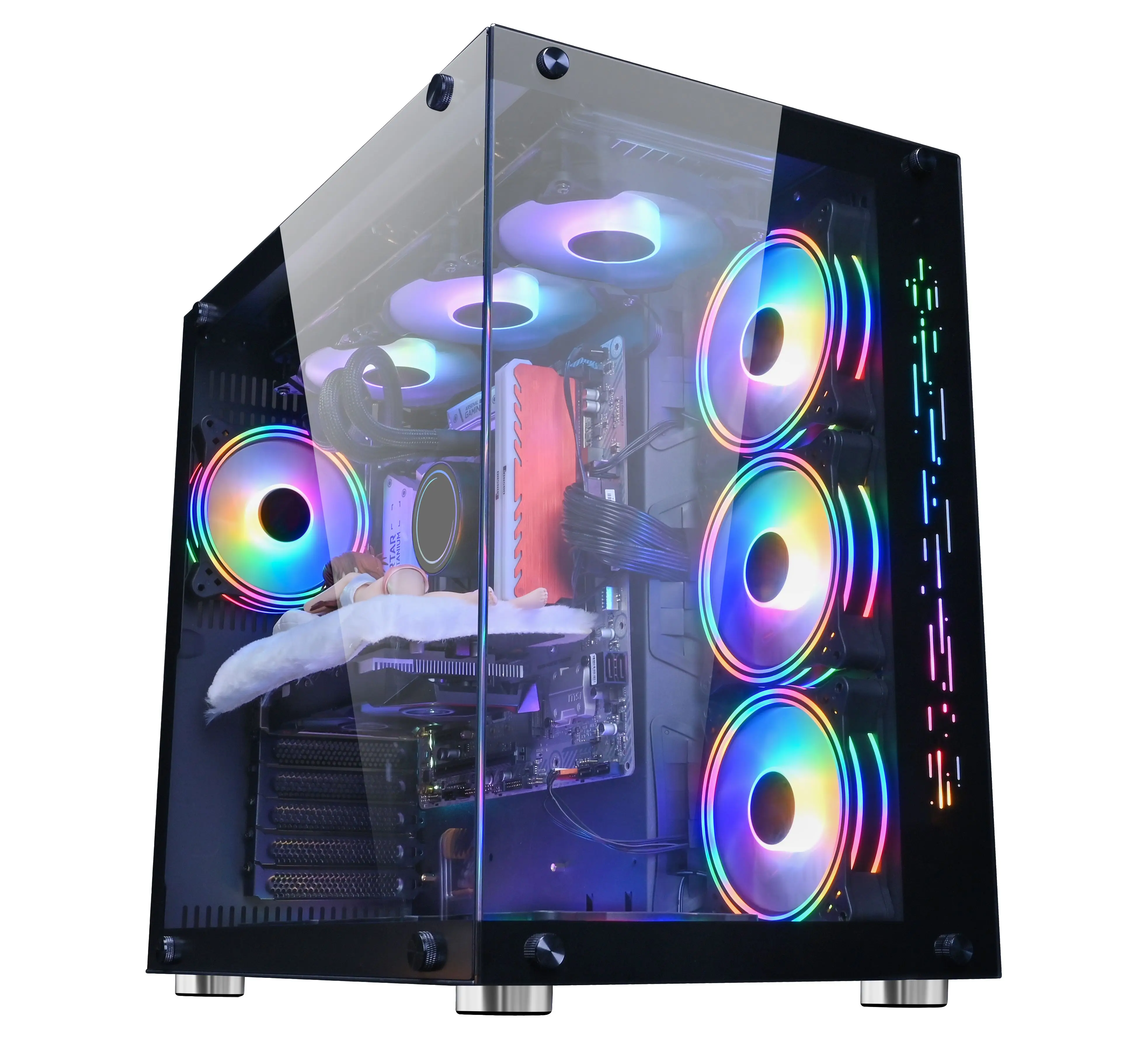 

New Arrival Cabinet Pc Computer Gaming Case Enclosure, Black